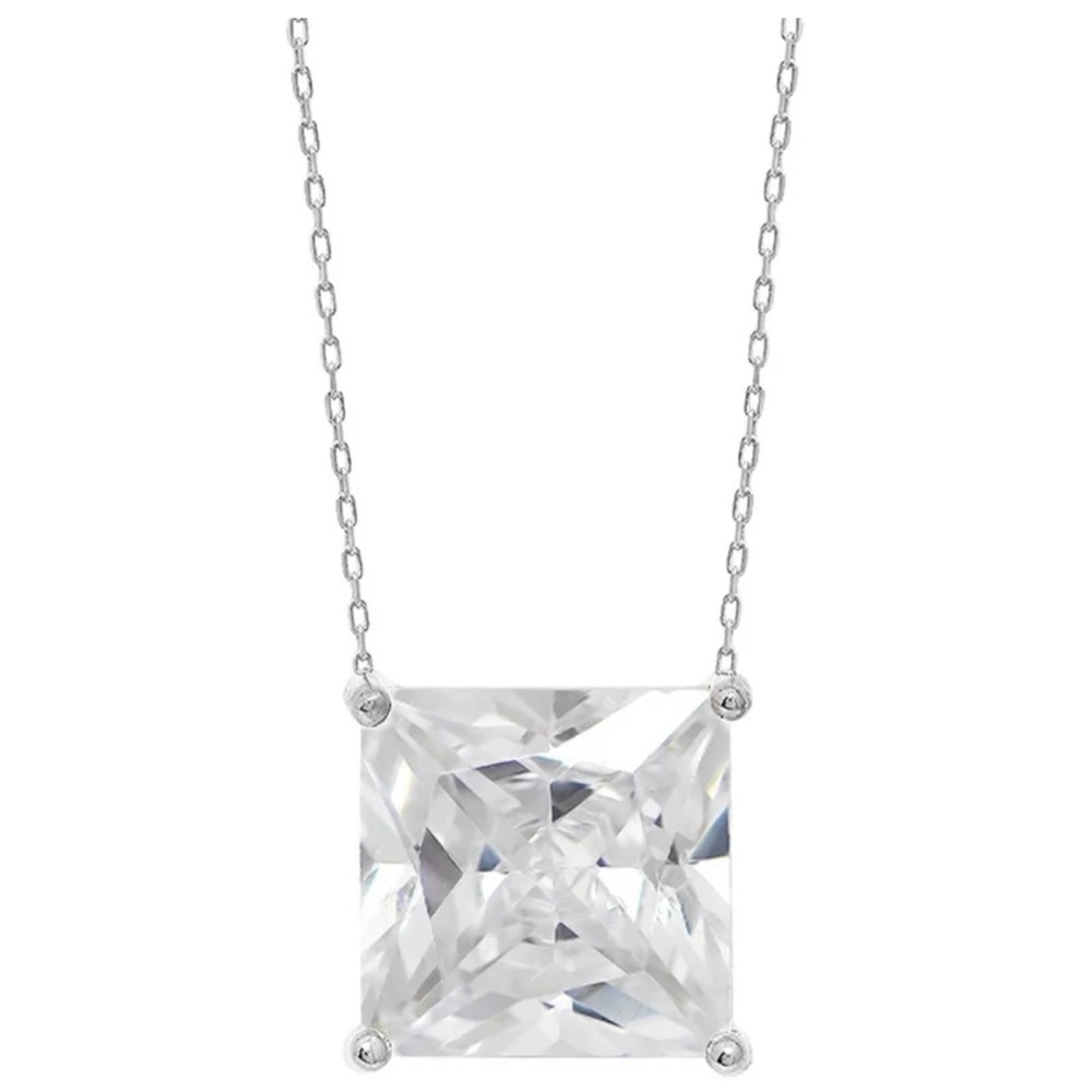 Gabi Rielle Gold CZ Solitaire Necklace